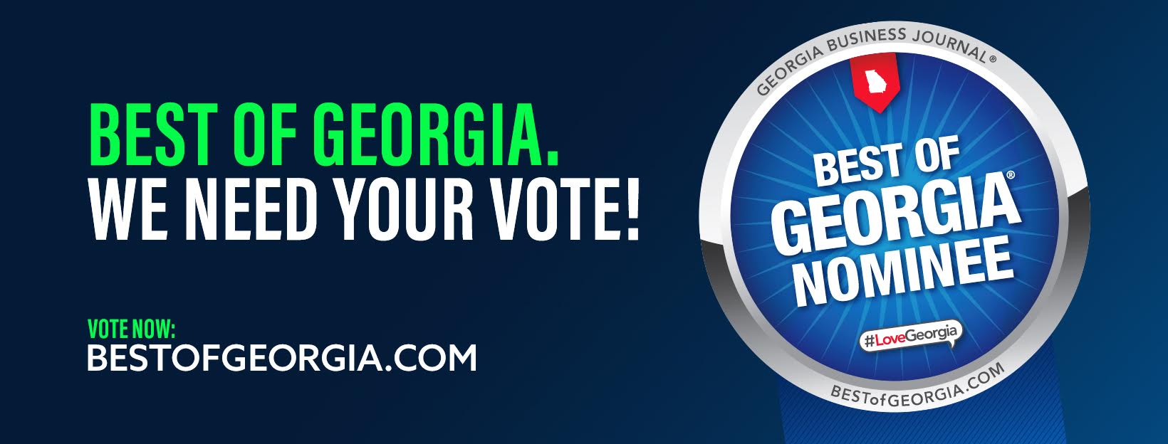 Best of Georgia Nominee Banner